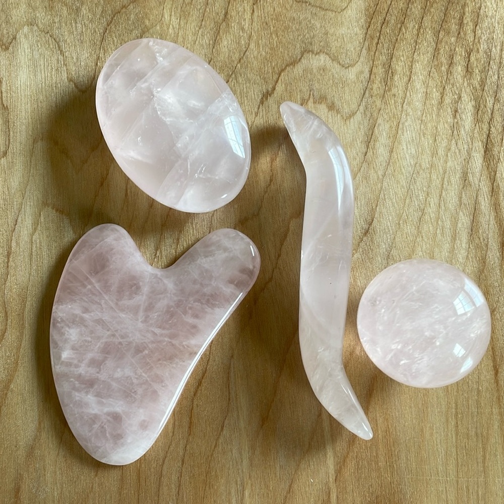 Rose Quartz Massage Set